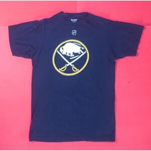 Reebok Buffalo Sabres Jason Pominville #29 Graphic Tee Shirt Small Norm Core
